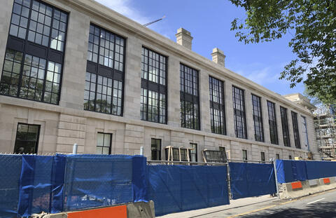Exterior of Grove Street Addition, June 2020